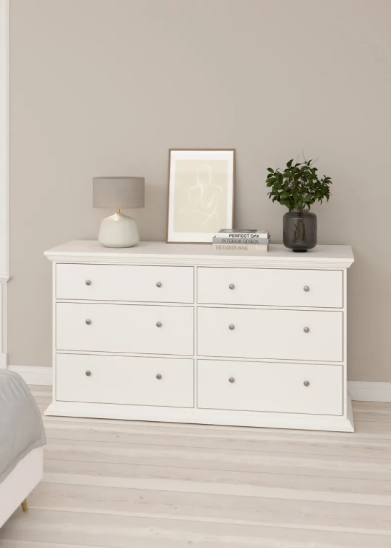 Giga Living Dubbele Ladekast North - Wit Outlet