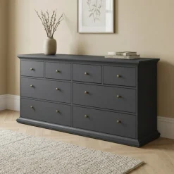 Giga Living Dubbele Ladekast Paris Mat - Grijs Sale