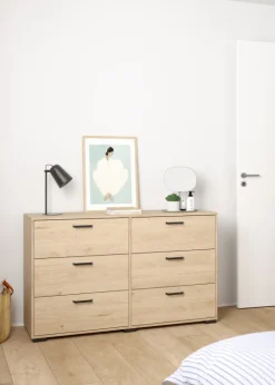Giga Living Dubbele Ladekast Sofia Jackson Hickory -
