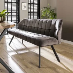GM Eetkamerbank Raster 180 Antraciet - Giga Meubel