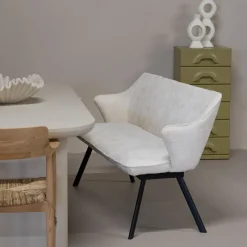Giga Meubel Eetkamerbank Taylor - Beige Hot