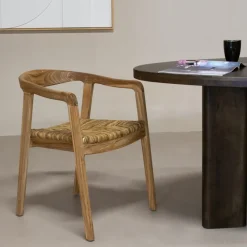 Het Mandenhuys Eetkamerstoel Lenn Teakhout Outlet