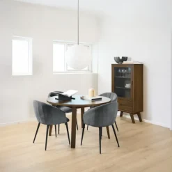 Giga Living Eettafel Annie Eikenfineer Ø120x75cm -