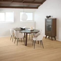 Giga Living Eettafel Annie Eikenfineer Ø120/220x75cm -