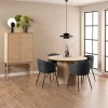 Giga Living Eettafel Klevik Eikenfineer Wit Ø120x75cm -