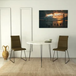 Arabic House Eettafel Sandalf Ø90cm