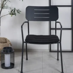 Fjôrd Eetkamerstoel Nicke Armrest Staal