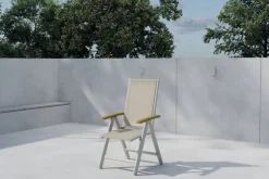 Fjôrd Eetkamerstoel Panama Aluminium