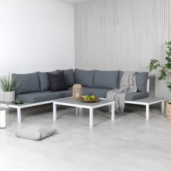 Fjôrd Hoekbankset Odense Grijs Wit Outlet