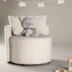 Fjôrd Kinderstoel Kelso 2-zits Teddy Fsc Wit