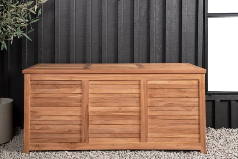 Fjôrd Kussenbox Trento Teak Naturel 130x50x60cm