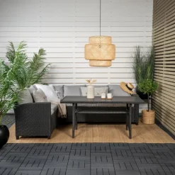 Fjôrd Loungeset Brentwood /Grijs Zwart Online