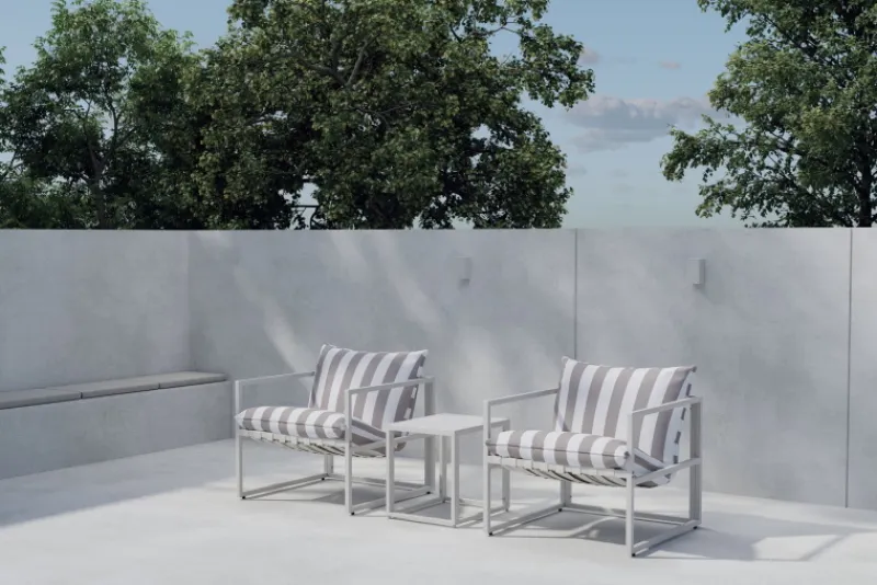 Fjôrd Loungeset Messina Wit Best