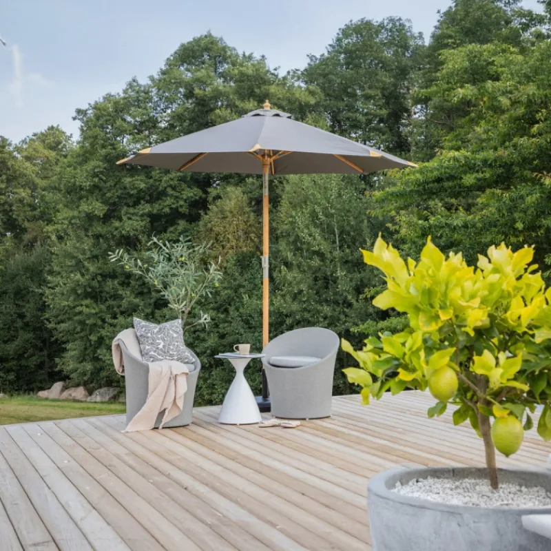 Fjôrd Parasol Cerox ø270cm Grijs Clearance