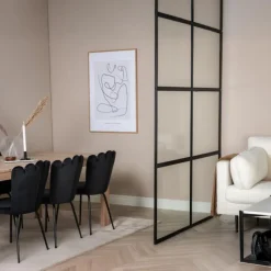Fjôrd Scheidingswand Van Glas Leif 150x210cm