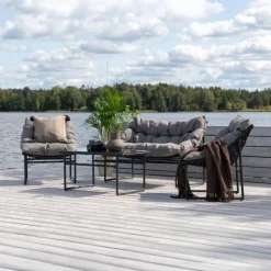 Fjôrd Tuinset Tina Set- Zwart / Staal