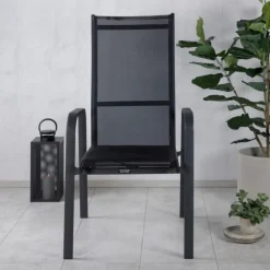 Fjôrd Tuinstoel Copacabana Zwart Clearance