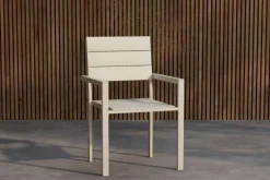 Fjôrd Tuinstoel Levels Aluminium Beige Clearance