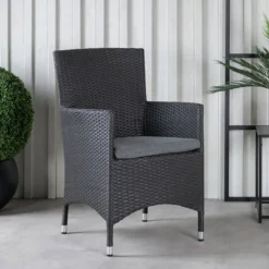 Fjôrd Tuinstoel Malin /Grijs Zwart Sale