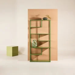Fjôrd Wandkast Staal Groen Discount