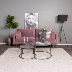 Fjôrd 3-Zits Bank Boom Velvet Dusty