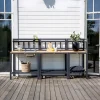 Fjôrd Buitenkeuken Module Mexico Midden Zwart Alu Teak Outlet