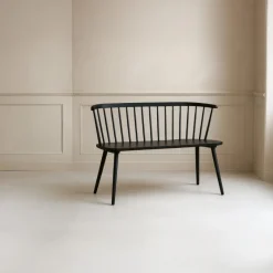 Fjôrd Eetkamerbank Bobby Zwart