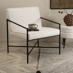 Fjôrd Fauteuil Rakel Off White Teddy New