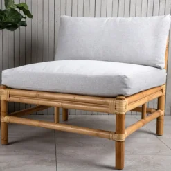Fjôrd Loungebank Cane Rotan Naturel Modulair New
