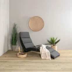 Fjôrd Lounge Ligbed Archie Lounge - Zwart Wicker Outlet