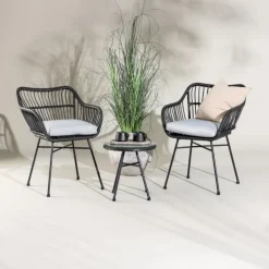 Fjôrd Loungeset Viga Zwart Discount