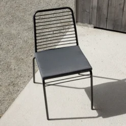 Fjôrd Tuinstoel Panjin Aluminium Zwart Sale