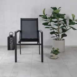 Fjôrd Tuinstoel Parma Zwart