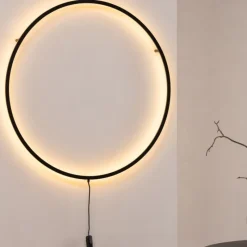 Fjôrd Wandlamp Sörmjöle x Josefin Lustig Mat Zwart Outlet