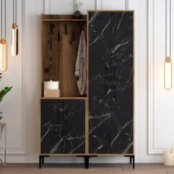 Arabic House Garderobemeubel Berlin Melamine Walnoot