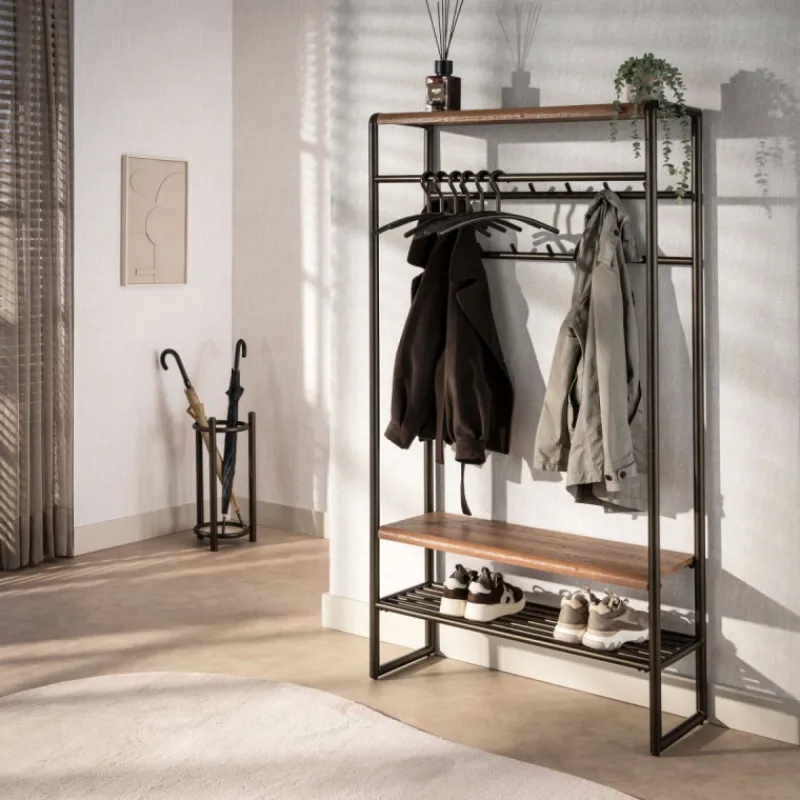 GM Garderobemeubel Luno 100cm Drift Brown - Giga Meubel Discount