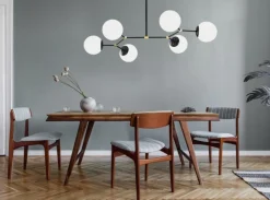 Arabic House Hanglamp 6-Lichts Damar Metaal Wit