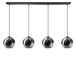 GM Hanglamp Orb 4-Lichts Glas - Giga Meubel Smoke New