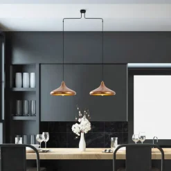 Arabic House Hanglamp Barek Koper 2-Lichts