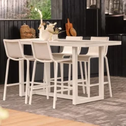 Hartman Barstoel Gina Stapelbaar Beige Wit Clearance