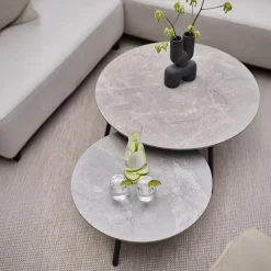 Hartman Bijzettafel Monaco Grijs/zwart 80cm