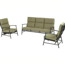 Hartman Loungeset Flora (excl. Tafel) /Zwart Groen Clearance