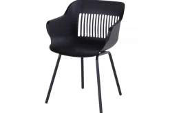 Hartman Tuinstoel Jill Set van 2 Rondo Zwart Aluminium Best