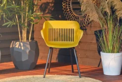 Hartman Tuinstoel Jill Set van 2 Rondo Geel Aluminium Online