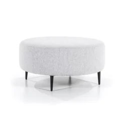 Sevn Hocker Danique Leaf Asgrijs Ø80cm