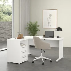 Giga Living Hoekbureau Prima Wit -