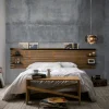 GM Hoofdbord 240 Nidra Wax-ir/zwart - Giga Meubel Outlet