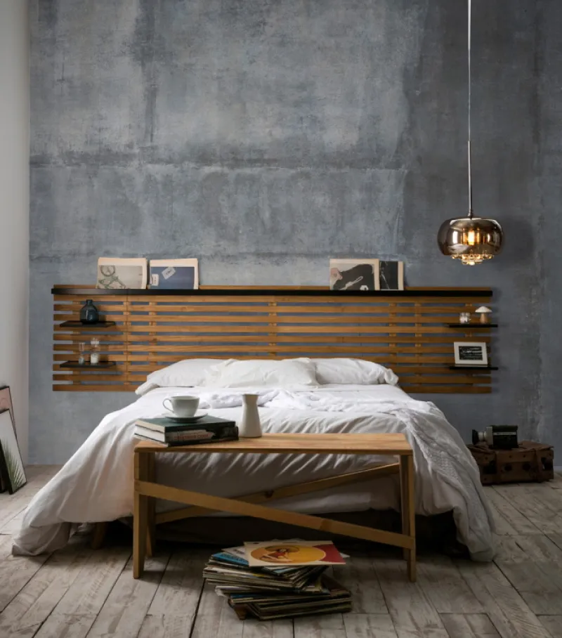 GM Hoofdbord 240 Nidra Wax-ir/zwart - Giga Meubel Outlet