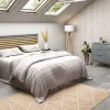 GM Hoofdbord 135/140 Pisco Khaki Groen/wit Wax - Giga Meubel