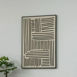 House Nordic Wnddecortie Cnvs Lipri MDF Zwrt/Beige